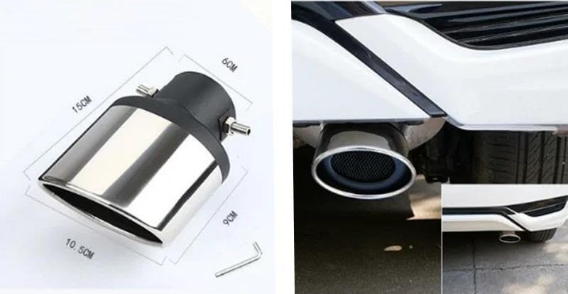 Silencieux d'échappement en acier inoxydable premium pour Kia Sportage 2018 - 4