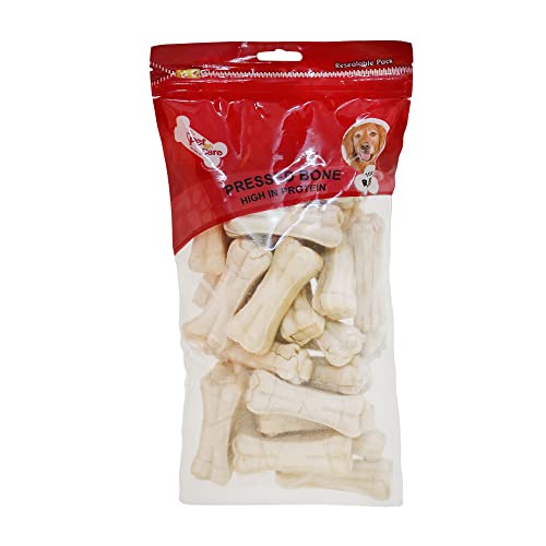 Pet en Care Pressed Bone (3 inches – 25×1 Pieces) Export Quality, Brown (PCR2)