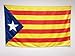 AZ FLAG Flagge KATALONIEN ESTELADA BLAVA 150x90cm Satin - AUTONOMEN KATALANISCHEN Fahne 90 x 150 cm - flaggen Top Qualität