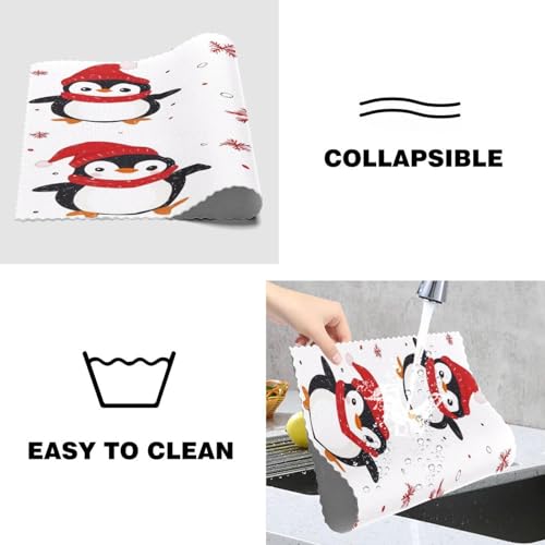 Sets de table lavables en tissu Oxford résistant à la chaleur pour protection de cuisine