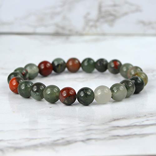 Image of Reiki Crystal Products Natural Crystal Stone 8 mm Round Bead Bracelet for Men & Women | Stretchable Gemstone Bracelet for Meditation, Yoga, Reiki & Daily Wear
