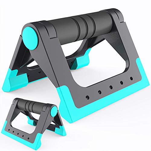 KerKoor Push-Up-Bars-Home-Workout-Equipment-Perfect-Pushup-Handle-Cushioned-Foam-Grip-Non-Slip Sturdy Structure Floor for Strength Workouts - Push Up Bars for Men Women