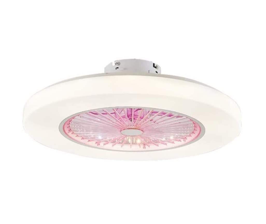 Oświetlenie Wentylatorów Wentylator Sufitowy LED Bezstopniowe Przyciemnianie Pilot Wentylatory Sufitowe Lampa Niewidoczne Liście 58cm Nowoczesna Dekoracja Wnętrz Oprawa Salon Sufitowych