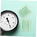 GLEAVI 60pcs Reflective Pressure Gauge Stickers Uv Resistant Color-coded Quarter-circle Labels for Industrial Equipment Safety Compliance