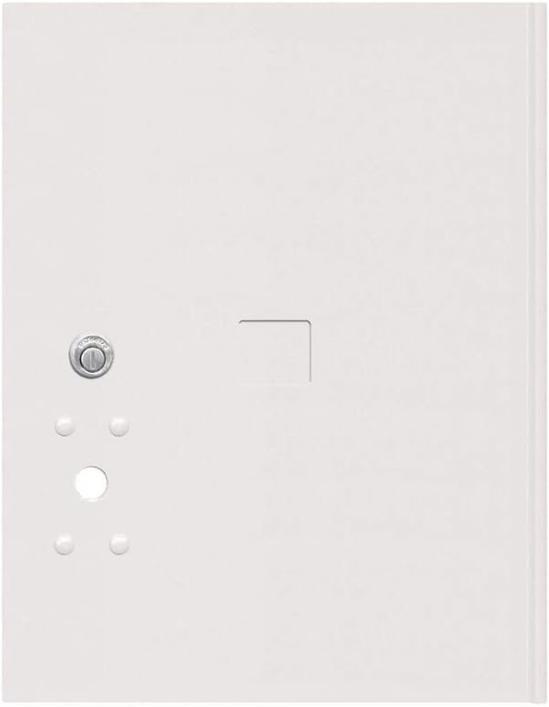 Salsbury Industries 3455P-WHT Replacement Parcel Locker Door and Tenant Lock for Standard 5 H 4C Pedestal with Keys, White
