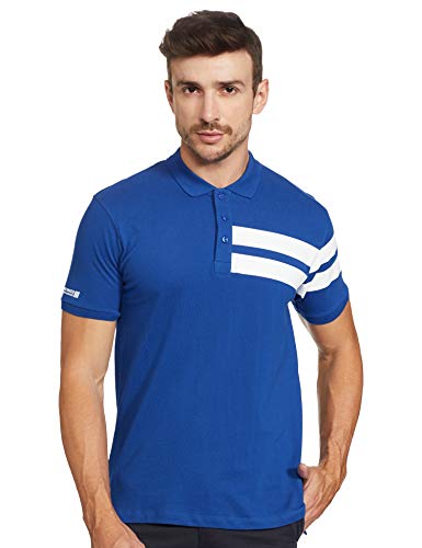Image of The Indian Garage Co T-Shirt Short Sleeves Slim Fit Blue Large