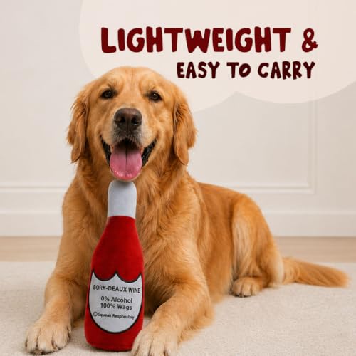 Image of Mutt of Course Bork-deaux Wine Dog Toy