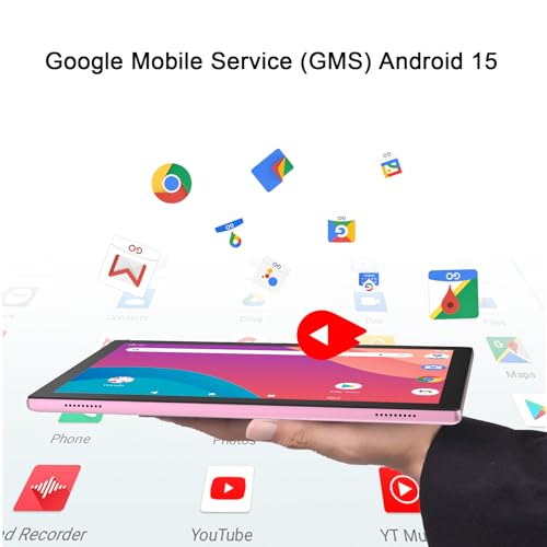 Image of Android 15 Tablet, 10-inch 2-in-1 Tablets with Keyboard, 18GB RAM 128GB ROM 2TB Expand, Quad-Core 2.0 Ghz CPU, 5G WiFi 6, BT5.0, HD Touch Screen 1280x800, 6000mAh, Wid, Wid, Wid, Evine L1