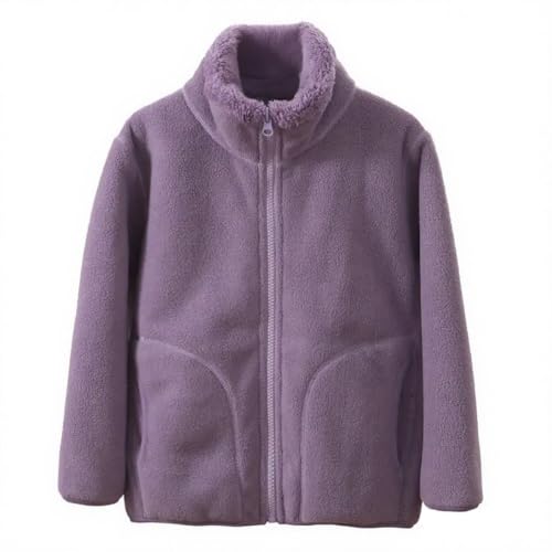 Image of Girls' Fleece Jacket Full-zip Toddlers Kids Polar Coat Outwear