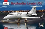 Amodel 72348-1/72 Bombardier Learjet 55C, Scale Plastic Model kit