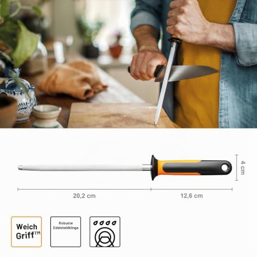 Foto von Fiskars Wetzstahl, Functional Form, Zum Schärfen von Messern und Scheren