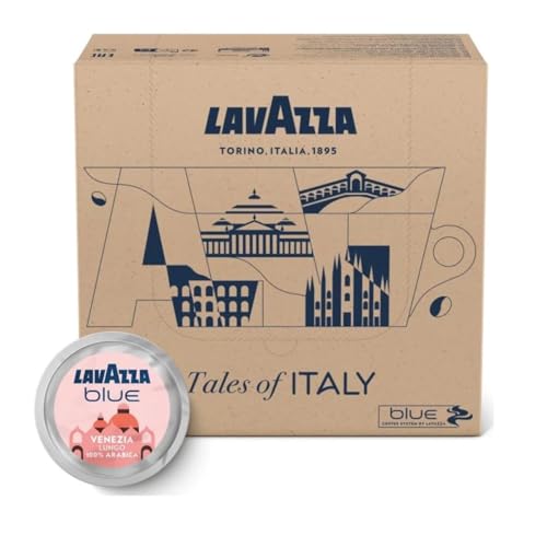 Image of Lavazza Blue Venezia Lungo | Tales Of Italy | Pack Of 100 Coffee Capsules, Compatible with Lavazza BLUE Machines