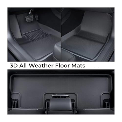 Tapis de voiture antidérapant 3D pour protéger la Tesla 2024