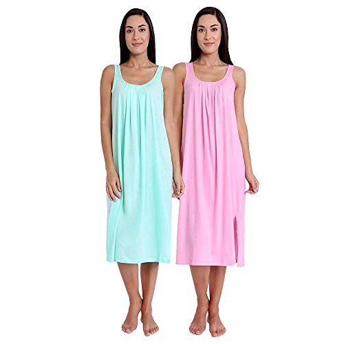 Image of TWGE Cotton Full Length Camisole for Women