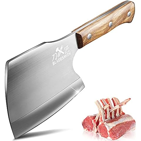 Cuchillo de carnicero de carne resistente con mango de madera de pera Cover