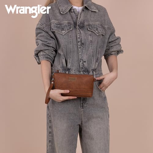 Wrangler Small Crossbody Purse for Women Lightweight Clutch Purse with Detachable Strap Casual Shoulder Bag for Everyday Use3