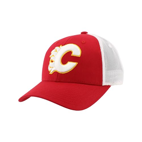 Calgary Flames NHL Officially Licensed Adjustable Snapback Hat Big Rig Icon Team Color