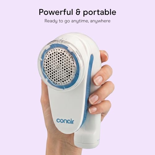 Image of Conair Fabric Defuzzer - Shaver; Battery Operated; White
