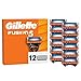 Produktbild Gillette Fusion5 Rasierklingen, 12 Original Ersatzklingen für Herren mit größerem Gleitstreifen für sanftes Gleiten und 5 Klingen für eine gründliche und komfortable Rasur