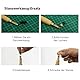 Kearing Schraubenlocher, Verstellbarer Lederlocher in 6 Größen (1,5 mm, 2,0 mm, 2,5 mm, 3,0 mm, 3,5 mm, 4,0 mm) mit Holzgriff für Papier, Leder