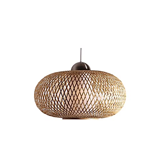 Lustre en bambou fait main pour une décoration asiatique raffinée