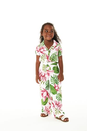 Image of Hawaii Hangover Family Matching Hawaiian Clothes, Lotus & Orchid | Family matching Hawaiian outfits, Lotus & Orchid, lightweight rayon, machine washable, tropical floral print, luaus, cruises