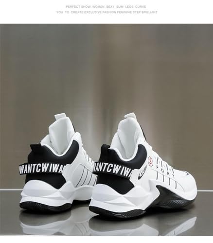 Men's Casual Sports Lightweight Basketball Super Soft Stretch Round Toe Shoes2