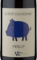 Vinho Tinto Francês Le Petit Cochonnet I.G.P. Pays dOc Merlot 750 ml