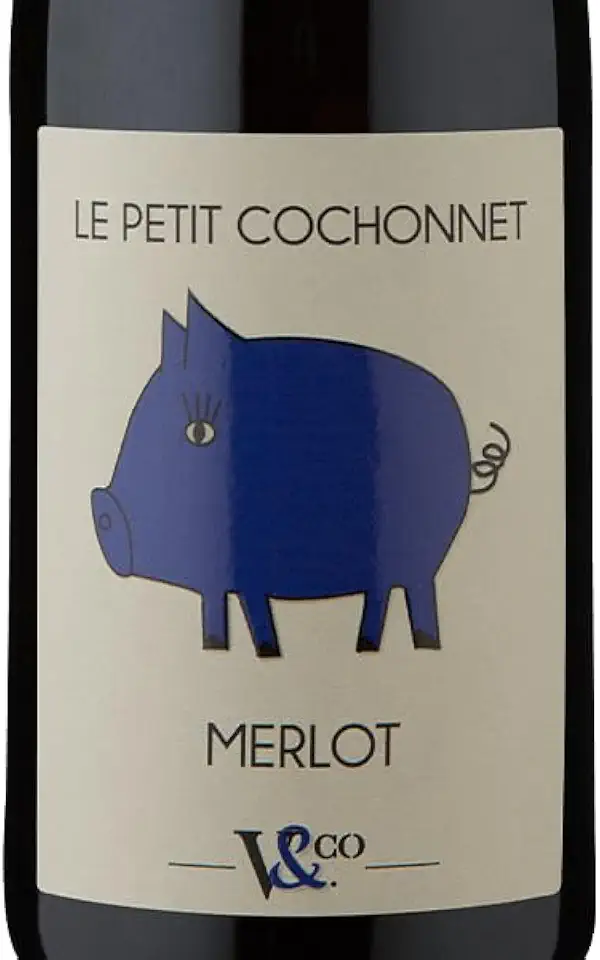 Vinho Tinto Francês Le Petit Cochonnet I.G.P. Pays dOc Merlot 750 ml