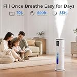 Humidifiers for Bedroom Large Room 10L Large Humidifier 85H Runtime White - Image 2