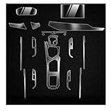 TPU Pour LYNK&CO Pour LYNK CO 01 03 05 06 09 Film transparent autocollant intérieur de voiture équipement de commande central tableau de bord panneau de porte de navigation (Pour LYNK CO 01 2021-2022)