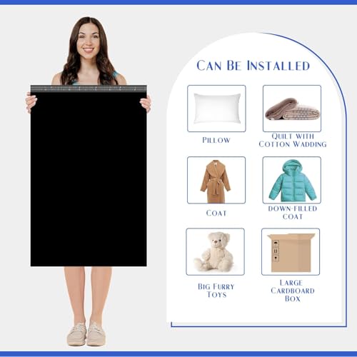 Image of Metronic Poly Mailers 24x36 250 Pcs Black, Extra Large Shipping Bags for Clothes,Self Seal Shipping Envelopes for Small Business,Waterproof Mailers Poly Bags for Shipping,Packaging Mailing Bags Bulk
