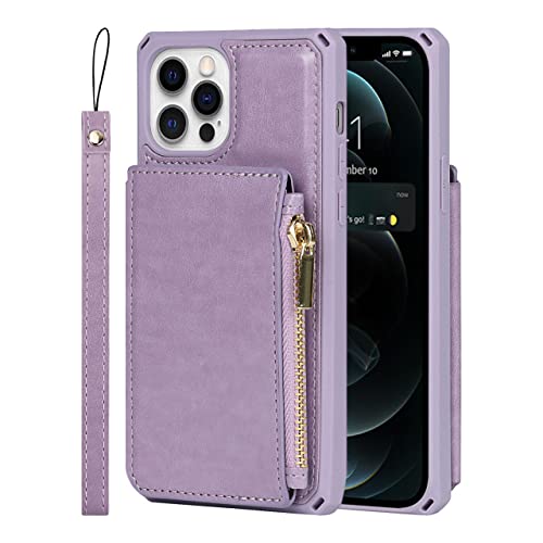 Sac à main portefeuille iPhone XS Max en cuir violet idéal pour vos sorties de soirée