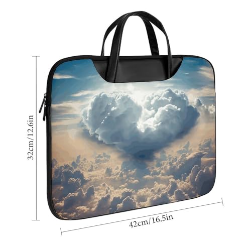 Bolso para laptop impermeable con asa, 17 pulgadas miniatura 3