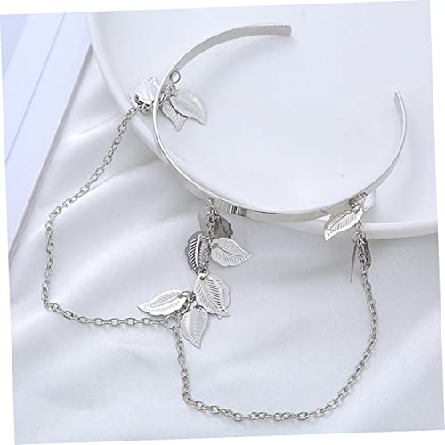Pulsera con lazo para mujer y collar de aleación elegante 3