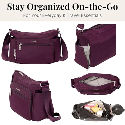 Image of Baggallini womens Crosstown Hobo Crossbody