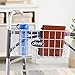 Drive Medical 10200B Walker Basket, Basket for Folding Walker with Cup Holder, White