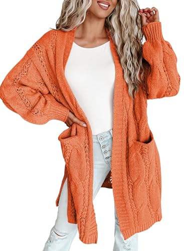 Image of Dokotoo Women Long Cardigan Open Front Knit Sweater 2026