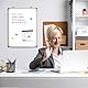 DOLLAR BOSS Magnetisches Whiteboard, 45X60CM Magnettafel Magnetpinnwand mit 2 Whiteboard Stifte, 8 Magnete and 1 White Board Radiergummi, für Schule & Haus und Büro