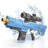 Water Gun with Absorb Water, Electric Water Guns Automatic Squirt Guns with Large Cpacity, Long Range,Squirt Gun Shooting Games Outdoor Toys for Kids Summer Swimming Pool Party Beach