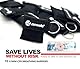 Zenwells Beatmungsmaske Schlüsselanhänger 10 Stück (schwarz) - CPR Maske Face Shield - Erste Hilfe Beatmungsmasken für Erwachsene und Kinder - Perfekter Schutz für den Notfall