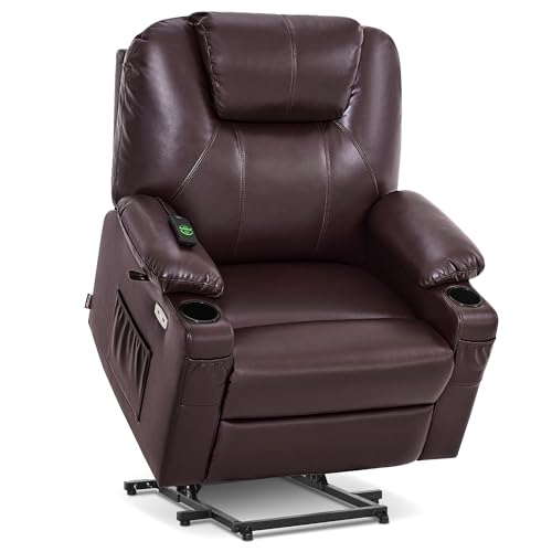 Image of MCombo Power Lift Recliner Chair for Elderly, Heat and Massage R7045