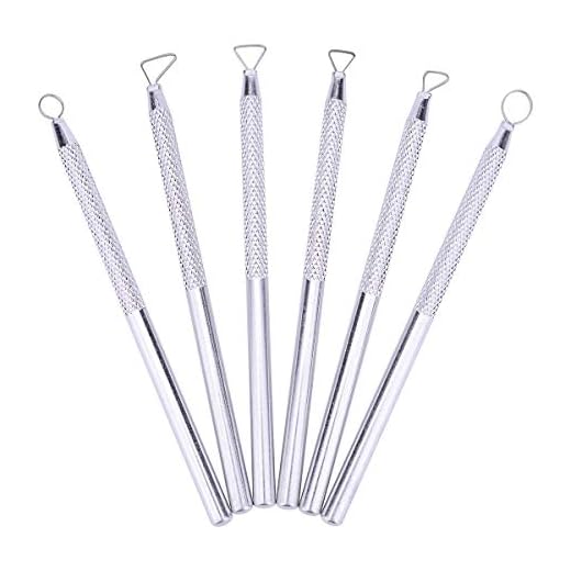 Zuoyou 6 PCS Clay Pottery Sculpting Tools Set Pottery Clay Sculpture Caving Scraper Craft Modelling Tools