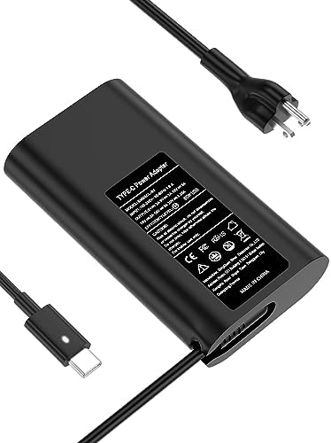 TSKYBEAR 65W USB-C Laptop Charger Compatible with Dell Latitude 5420 5430 5520 5540 5400 7420 7430 7320 7410 7440 5530 5410, XPS 13 9360 9370 9380, Chromebook 3100 3110 3400 Type C Power Cord — view 8