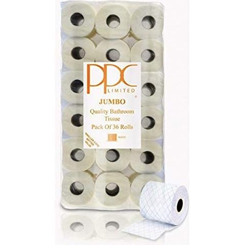 72 x 18.5m Roll Jumbo Toilet Rolls Quilted Tissue Paper Towel Loo Job Lot Wholesale Bulk Buy Cover