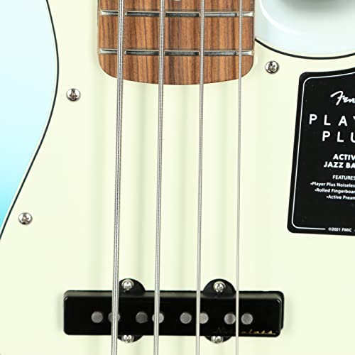 Player Plus Jazz Bass PF Belair Blue - Les Beatles, Paul McCartney, John Lennon, RIngo Starr, George Harrison Player Plus Jazz Bass PF Belair Blue – Image 7