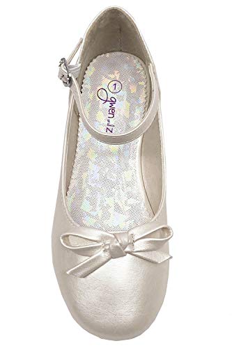 Gwen & Zoe Girl Dress Flats Shoes for Weddings, Christmas, First Communion, Easter, Flower Girl - Big and Little Girl Flats, Toddler, Kids Ballet Flats with Strap4