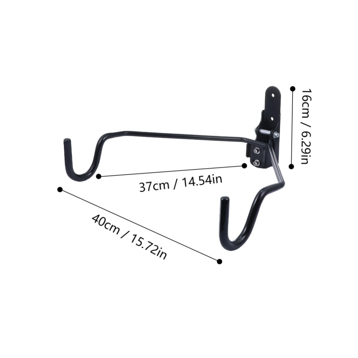 Toddmomy Durable Bike Wall Hook Rack for Indoor Garage Use Fits Road Mountain Bikes Against Paint Damage Load