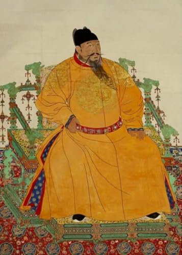 Taizu Zhao Kuangyin 50x70cm portrait déco murale chinoise
