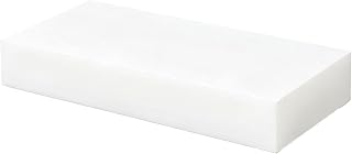HDPE Plastic Blocks, White 2" x 3" x 12" High Density Polyethylene Cutting Board Material, Industrial DIY Plastic Sheet Block for Milling, Engineering, Crafting